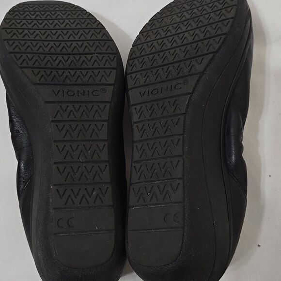 VIONIC Jacey Leather Round Toe Wedge Shoes Size 6 - Picture 5 of 8